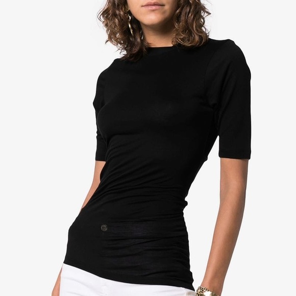 Jacquemus Tops | Jacquemus Le Souk Ruched Jersey Tshirt | Poshmark